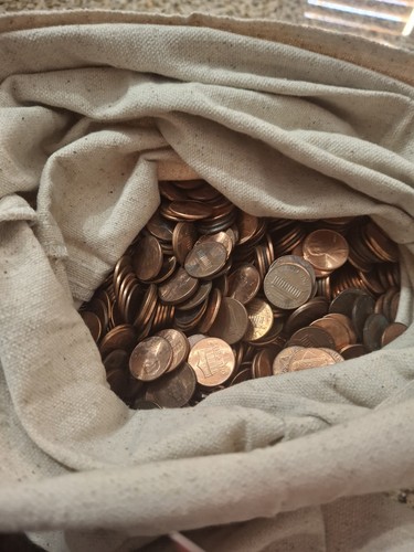 Unsearched pennies from - 50,